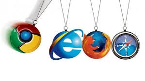 Google Chrome, Mozilla Fiferox, Internet Explorer y Safari